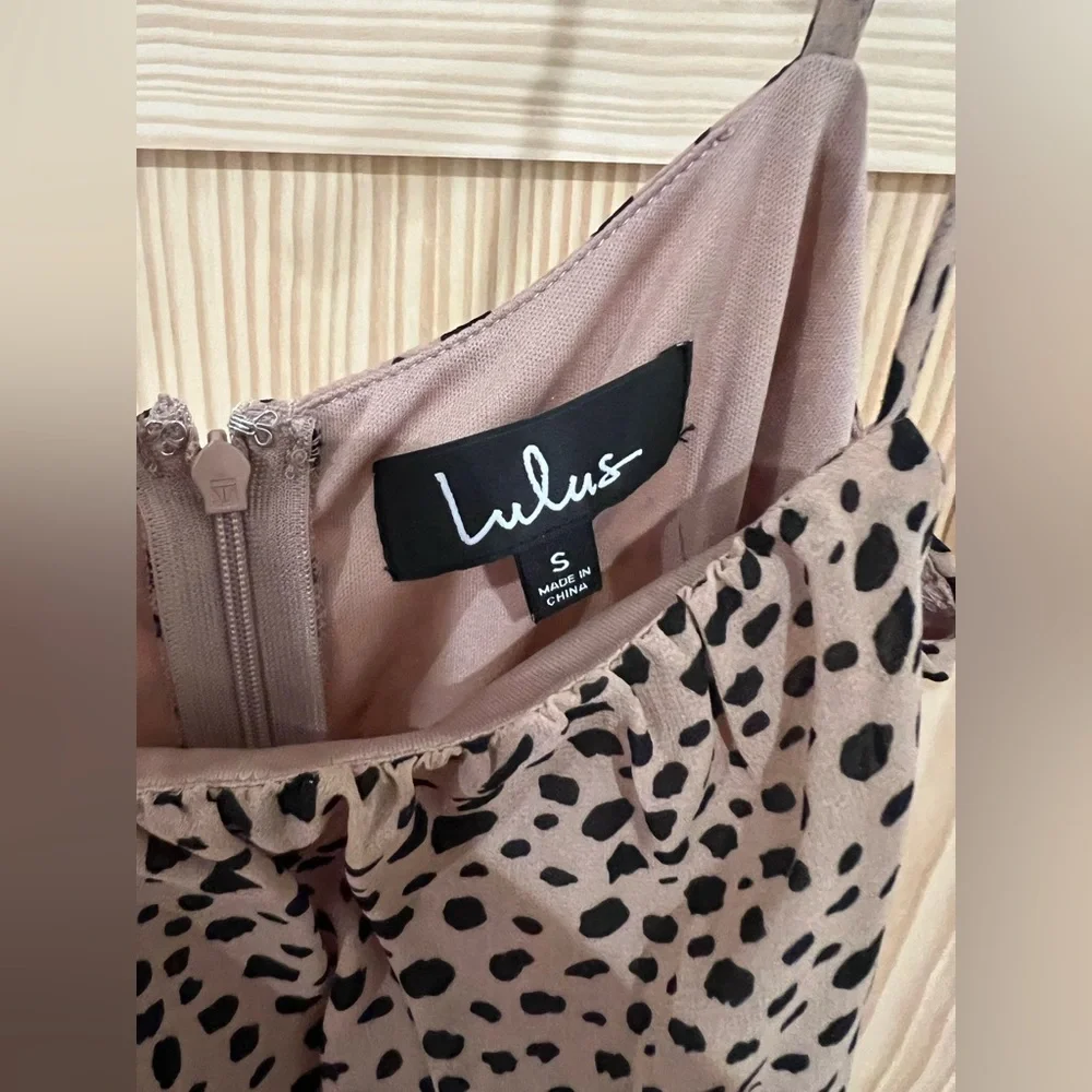 NWT Lulus Leopard Print Mini Dress - Picture 4 of 7